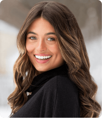 woman smiling after treatment